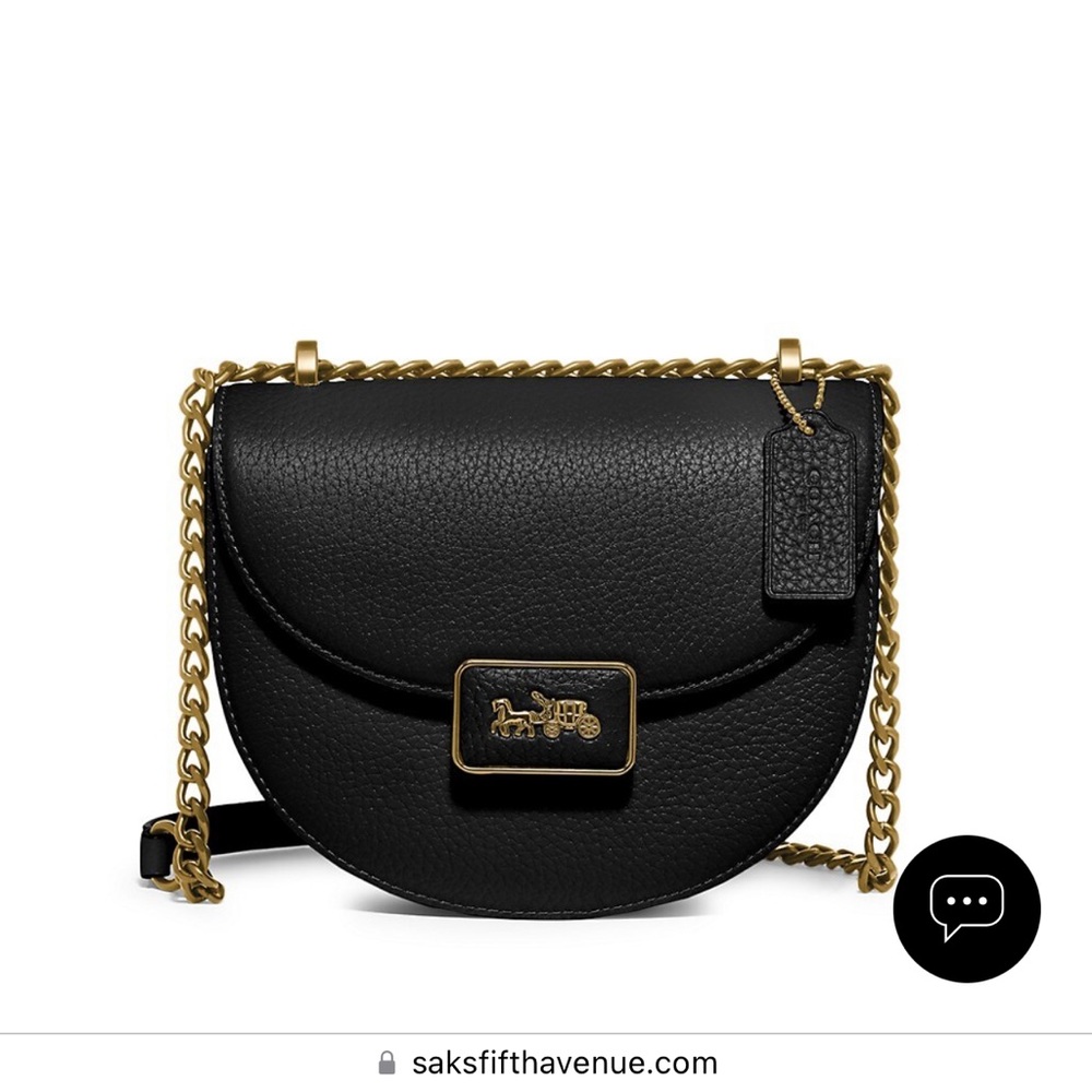 Coach - Allie leather saddle bag -$550 retail